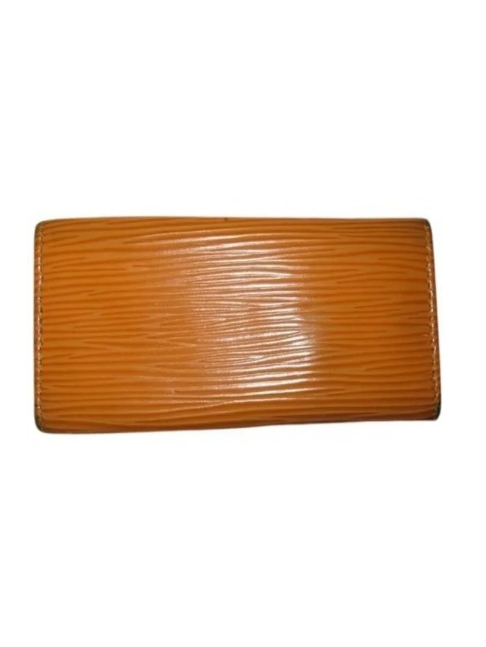 Louis Vuitton Vintage EPI Mandarin Orange key holder Full Inclusion comes with d